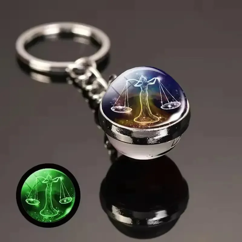 Zodiac Glimmer Orb Keychain - Image 8