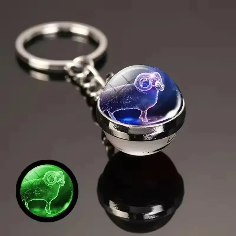 Zodiac Glimmer Orb Keychain - Image 9