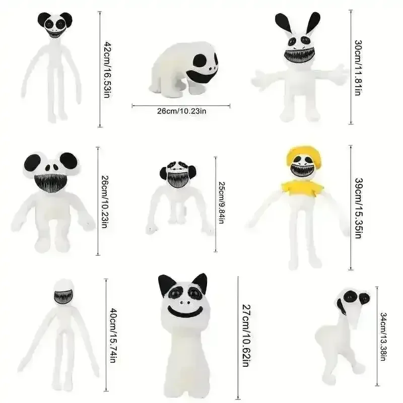 Zoonomaly Black & White Plush Animal Toys - Image 17