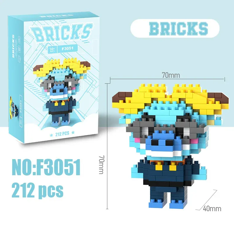 Zootopia Bricks Micro Building Blocks - Image 11