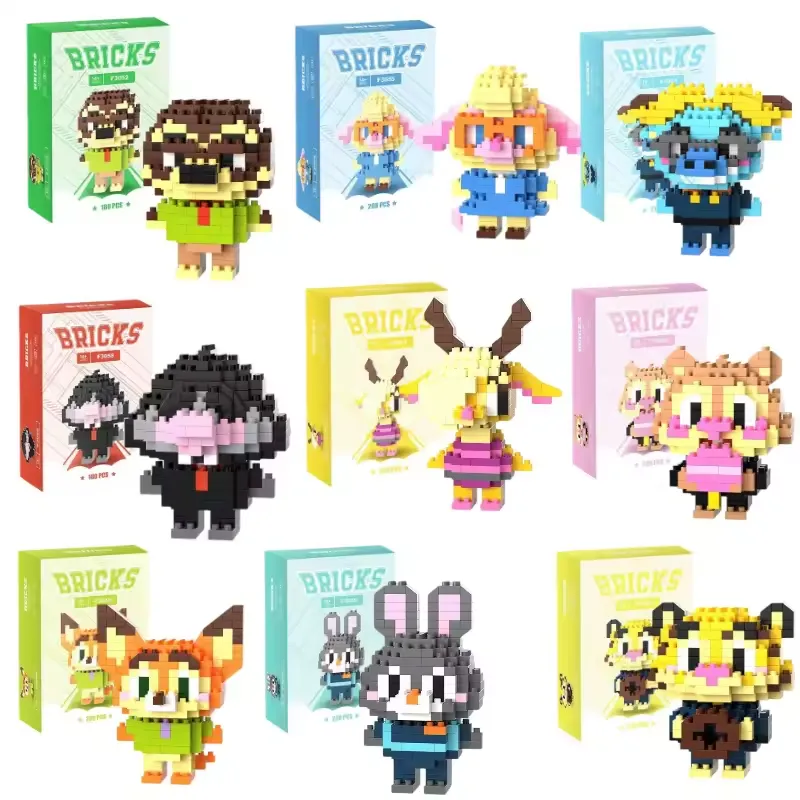 Zootopia Bricks Micro Building Blocks - Image 2