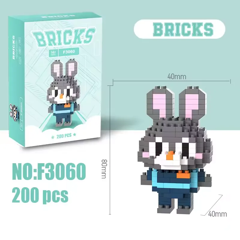 Zootopia Bricks Micro Building Blocks - Image 5